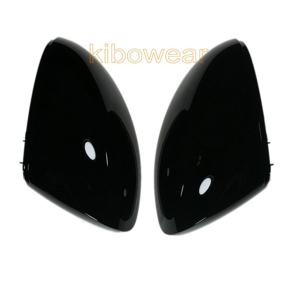 Side Wing Mirror Caps Cover for VW Tiguan MK1 I 1 for Skoda Yeti Sharan 2009 2010 2011 2012 2013 2014 2015 Replace Black