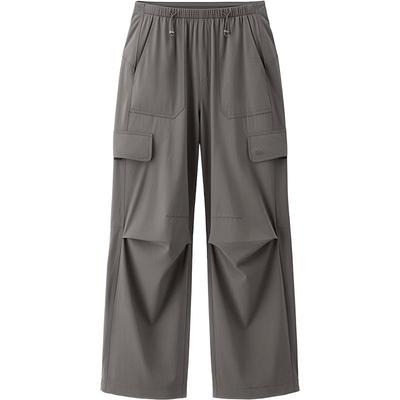 Women's Loose Fit Cargo Parachute Sun Protection Pants WR247