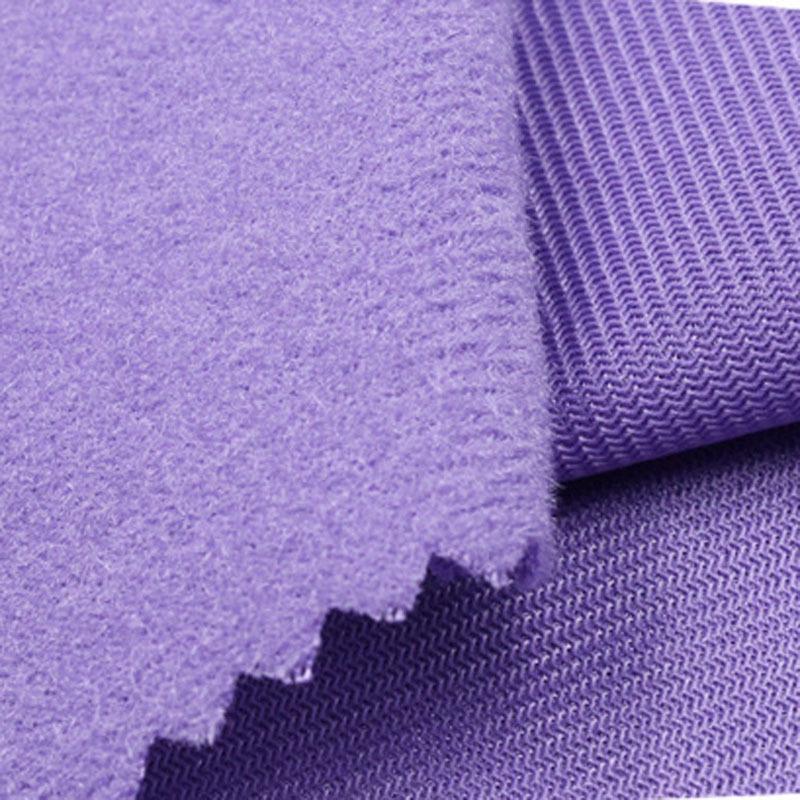 110g Solid Color Warp Knitted Loop Velvet Fabric for Sofa, Shoes, Hats, and Pockets