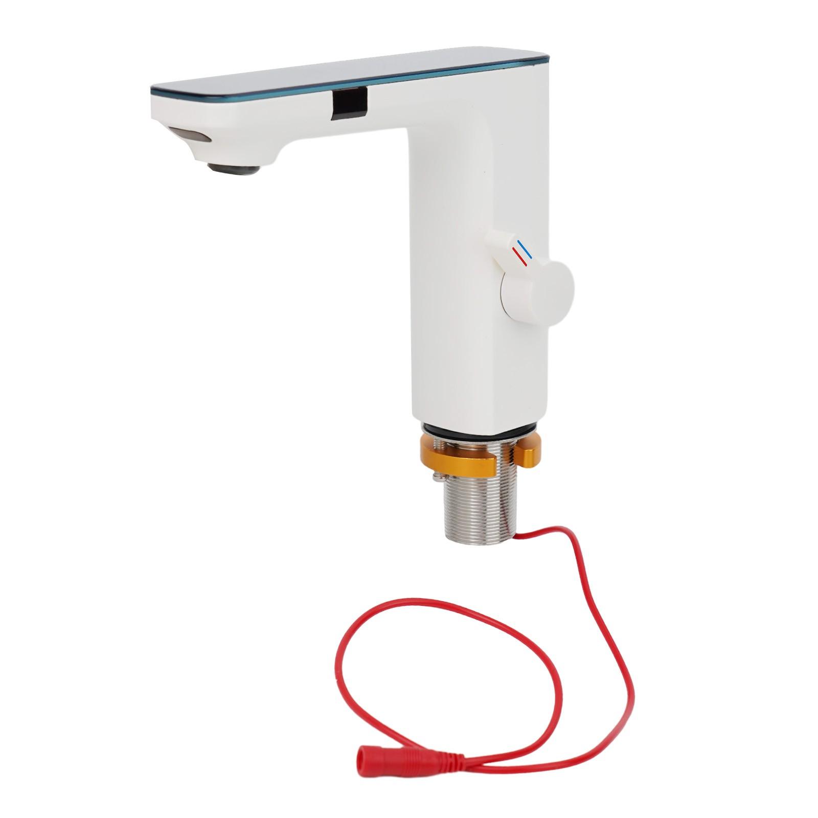 

Цифровой дисплей Смеситель для горячей и холодной воды Смеситель для воды белый