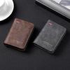 Men’s PU Leather Bifold Wallet Slim Card Holder Compact Billfold Wallet with Multiple Card Slots Cash Pocket Business Wallet
