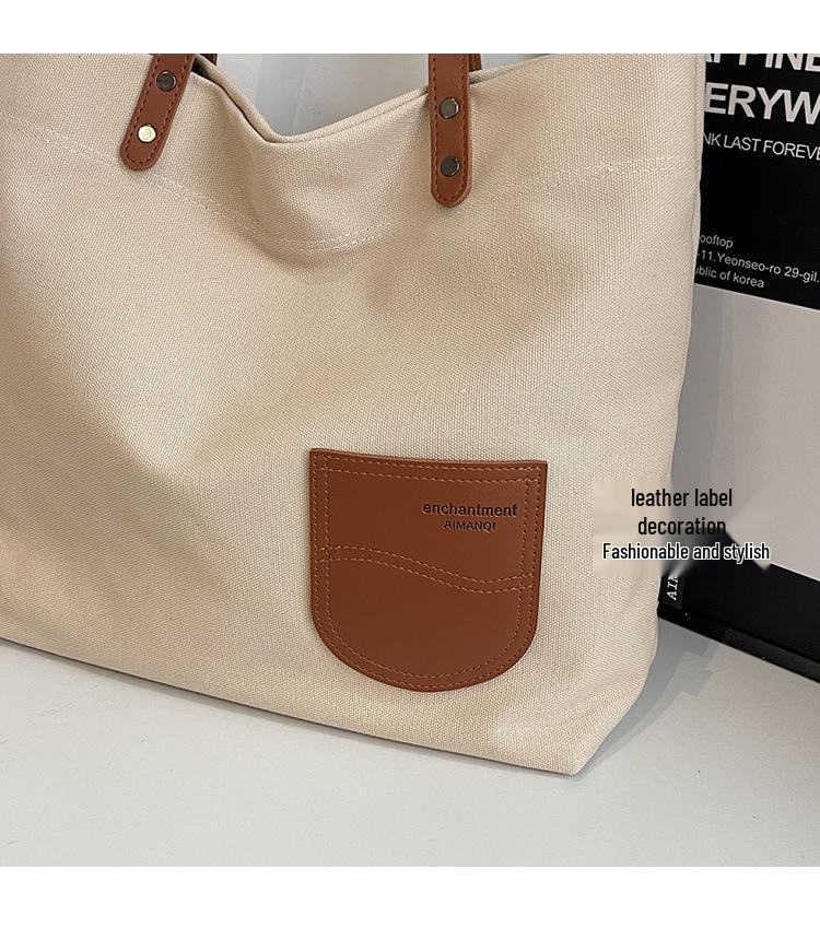 Canvas Women's Tote - Large Capacity, Versatile Casual Shoulder Handbag