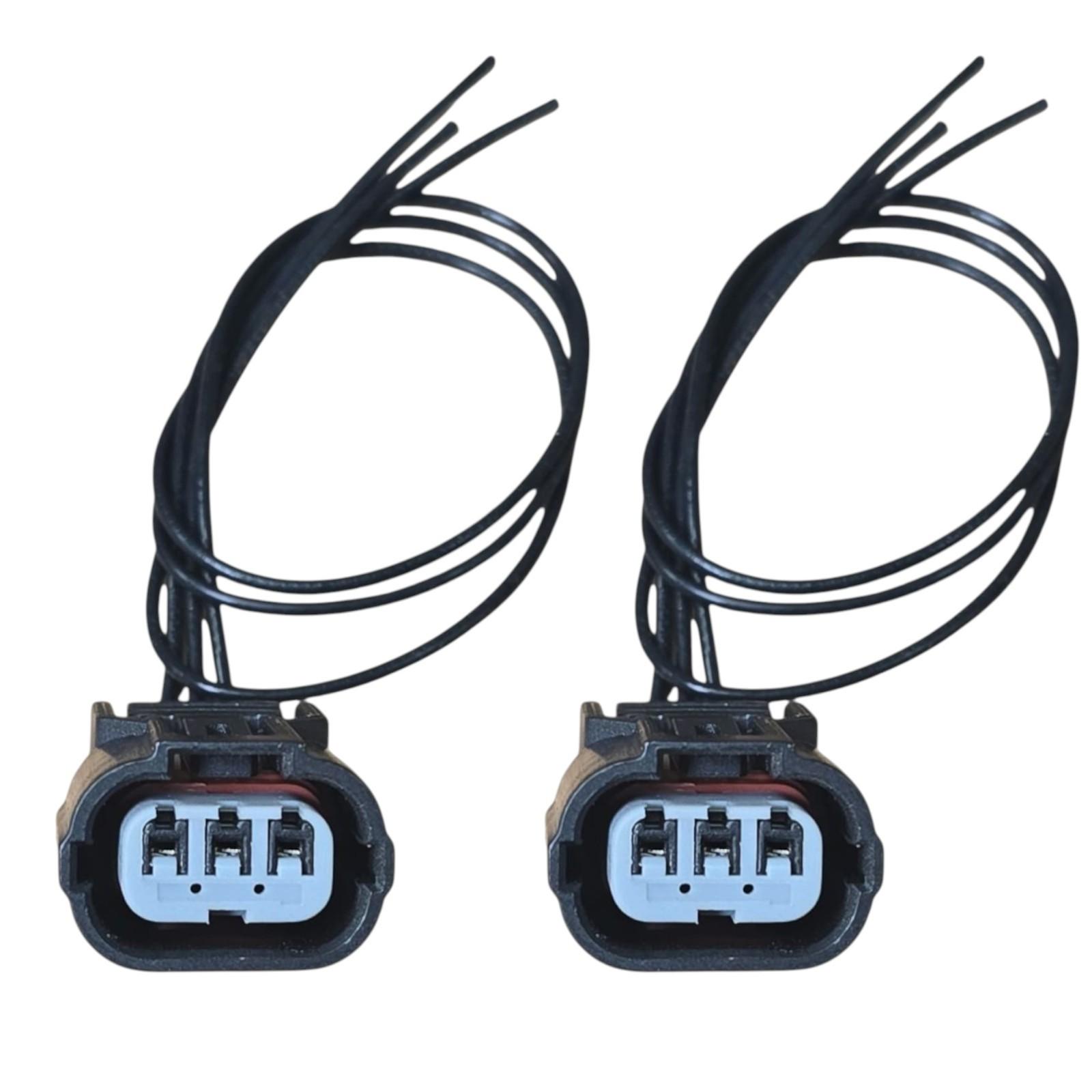 2 X Connector of Camshaft Position Sensor Intake & Exhaust Side Fits:Aucua Honda