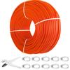SucceBuy 1/2Inch x 1000ft Pex Tubing Oxygen Barrier O2 Red Radiant Floor Pipe Heating Systems-Pex Hot And Cold Water Pipe