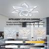 IRALAN LED Ceiling Lamp Modern Ceiling Fans With Light Bedroom Dining Table Fan Lamp Ventilator Remote Control Light Fixture