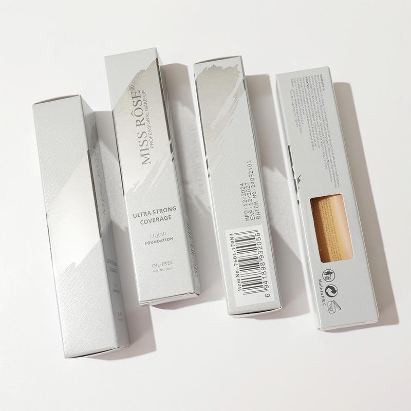 MISSROSE Foundation Liquid Long Lasting Non Comedogenic for All Skin
