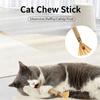 5 Stück natürliche Silberweiden-Stöcke für Katzen, Raffia Matatabi Katzen-Kauspielzeug zur Zahnreinigung, Essbare Zahnpflege-Mahlzähne-Stöcke zur Linderung von Haarballen bei Kätzchen