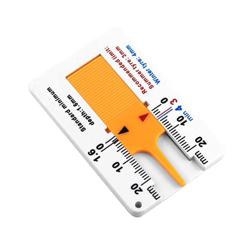 Car Tyre Tire Tread Depth Gauge Meter 0-20MM Vernier Depth Caliper Tire Tread Depth Ruler Motorcycle Trailer Van Measurer Tool