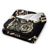 Sons of Horror Drama Anarchy Flannel Fleece Throw Blanket for Sofa Bed Couch Soft Air Conditioner Blanket All Season 80x60 Inch