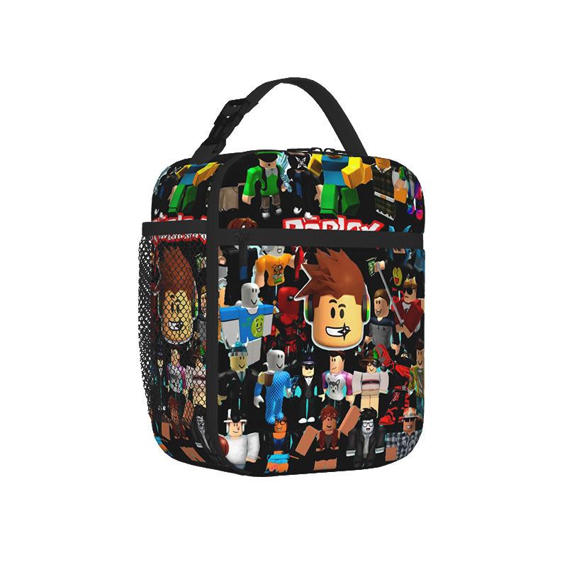 Bolsa Térmica de Dibujos Animados Bolsa de Almuerzo Portátil Fiambrera Infantil Bolsa de Hielo Antisalpicaduras Bolsa Térmica