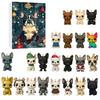 2D Plane Box With 24 Double-sided Printed PendantsChristmas Pet Dog Advent Calendar BlindBox Christmas Tree Decoration Acrylic Pendant
