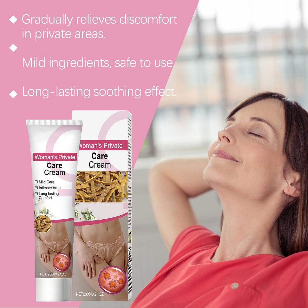 Women's Body Care Cream Soothes Discomfort In Private Areas, Balances The Barrier, And Lightly Absorbs Daily Private Area Care Cream.