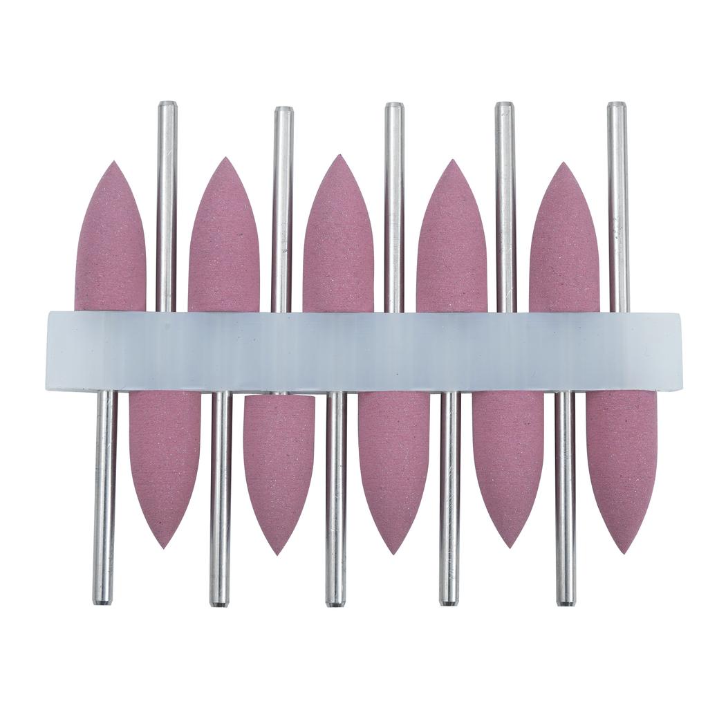 10Pcs/Lot 2.35mm Dental Silicone Rubber Polishers Burs Grinding Heads HP Shank Drill Rotary Teeth Whitening Dentist Tool