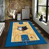 """Timberwolves Court Style Teppich mit Wolfslogo - Sport Design Teppich"" Geeignet für den Einsatz als Anti-Rutsch-Matte für Wohnzimmer, Schlafzimmer, Sofas"""