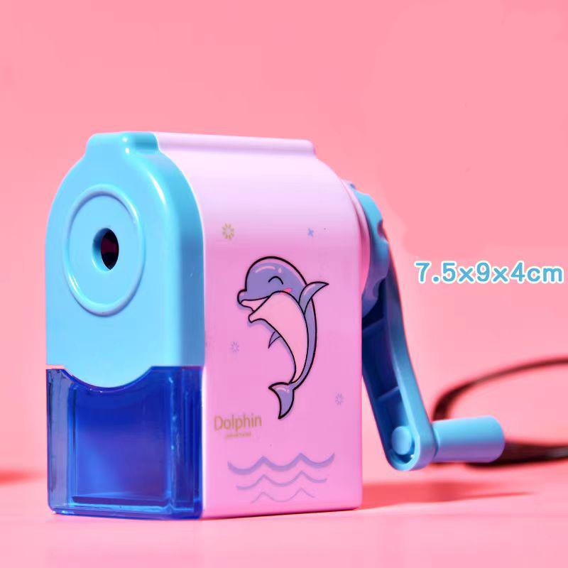 Children's Learning Stationery Cartoon Pencil Sharpener Creative Hand-cranked Pencil Sharpener Pencil Sharpener