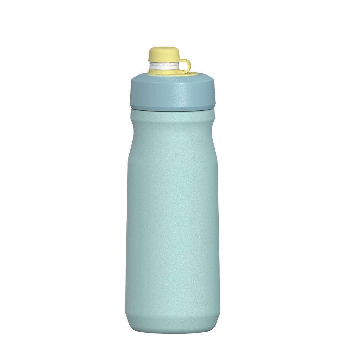 New 18oz outdoor portable handle riding cup 304 stainless steel dust suction nozzle cover sports water cup 18oz/550ml
