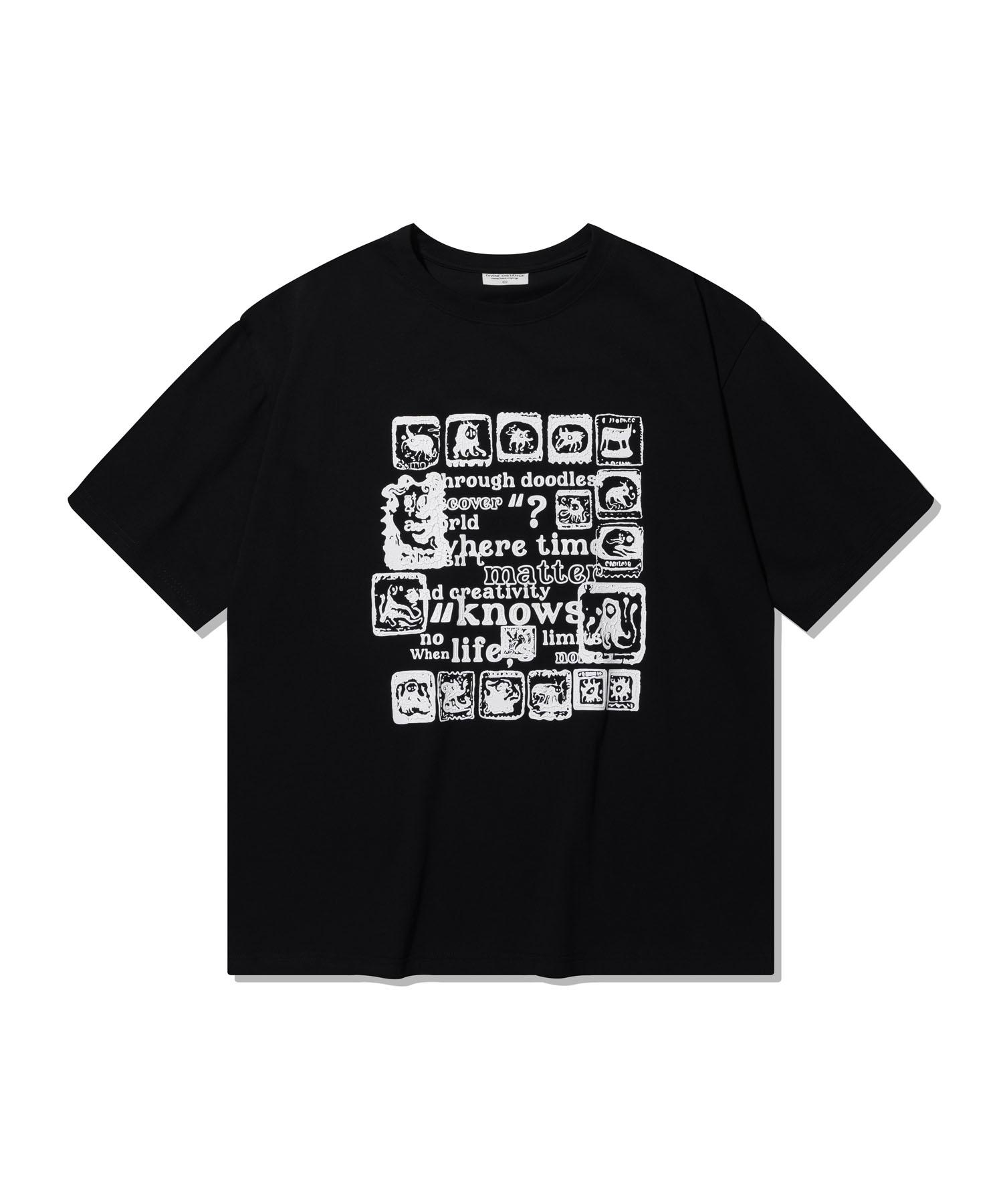 Divine Distance Antiquity 3D Print T-Shirt [Black] L
