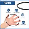 10 Count Rubber O-Rings For Standard Size Water Filter Housings Replacement Accessory For Housing Parts
