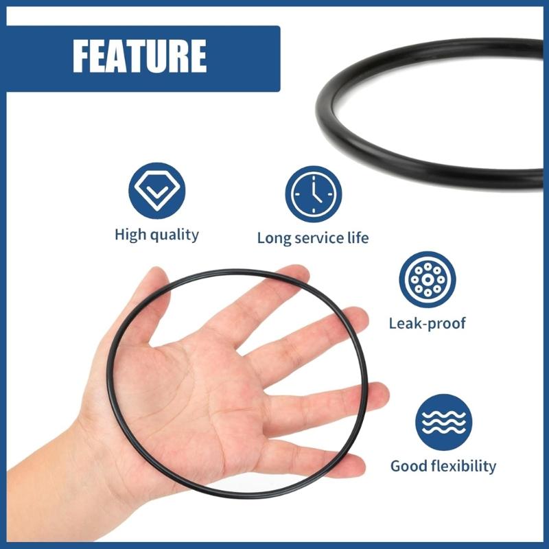 10 Count Rubber O-Rings For Standard Size Water Filter Housings Replacement Accessory For Housing Parts