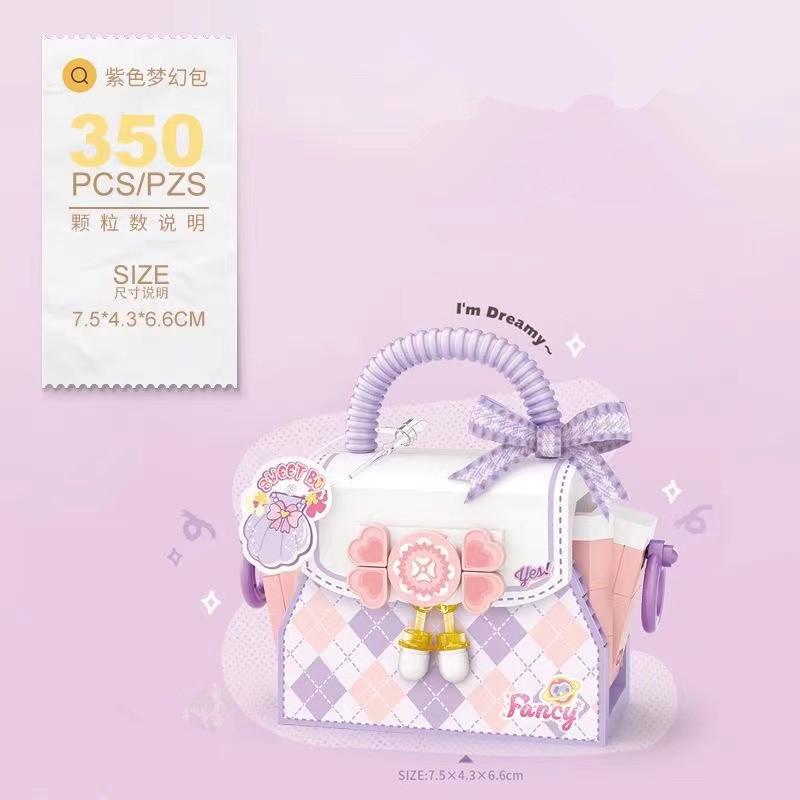 Sweet Bag Diy Decoration Blocks  Decoration Model Construction Blocks Toys Assembly Plaything Christmas Present For Kids Adult 8844