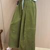Southeast Asia Plus Size Loose Casual Korean Corduroy Wide-Leg Pants