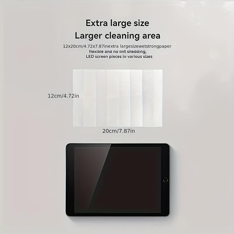 Screen Cleaning Wipes for Digital Equipment - Streak-Free Glass Cleaner Pads for TV, Monitors, Laptops, Furniture In Living Room & Bedroom