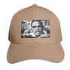 Malcom X Baseballkappe Snapback Flacher Schirm Strapback Dad Hat Sechs Bahnen Strukturierte Krone