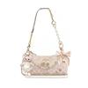Bolsa de ombro [Bolsa Personalizada] Teri 24 clássica presbiópica Fechamento com zíper do logo, pingente, lenço, laço, impressão, extensão Hoshichuiye modelo básico