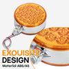 2Pcs Round Double Face Fender Pedestal Light, 48LED Amber Brake Turn Marker Tail Light w/Stud Mount for for Mack Kenworth Freightliner Truck Trailer