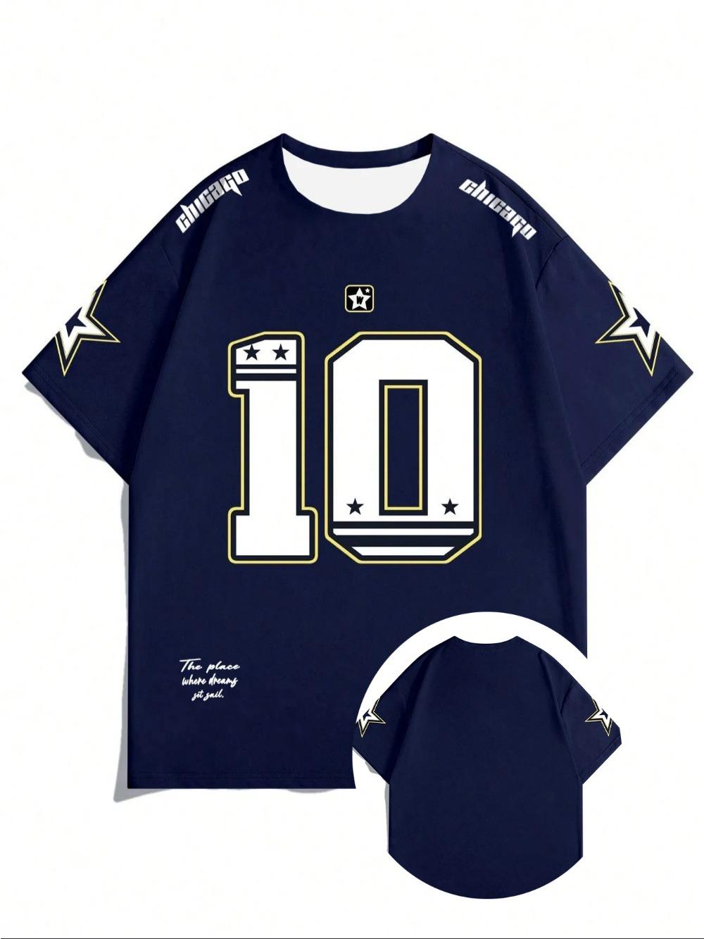 

Летняя унисекс футболка с коротким рукавом и 3D-принтом №10 для спорта, повседневной носки, унисекс, мужская, летняя, гоночная S