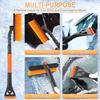 Detachable Ice Scraper Extendable Pole Snow Removal Tool Car Snow Brush  Winter Season