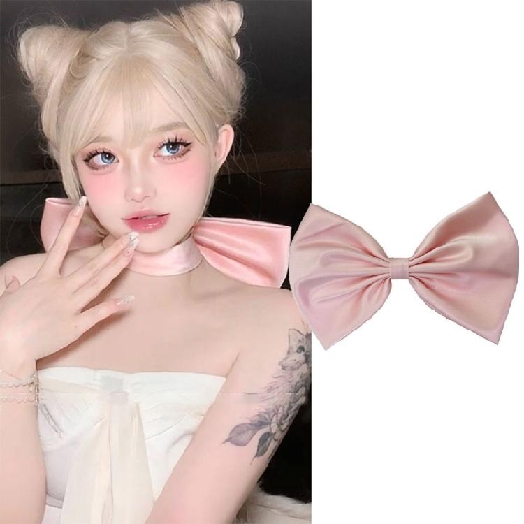 Animes Cosplays Costumes Big Ribbon Bow Choker Collar Neckband Bow Neckwear Gift