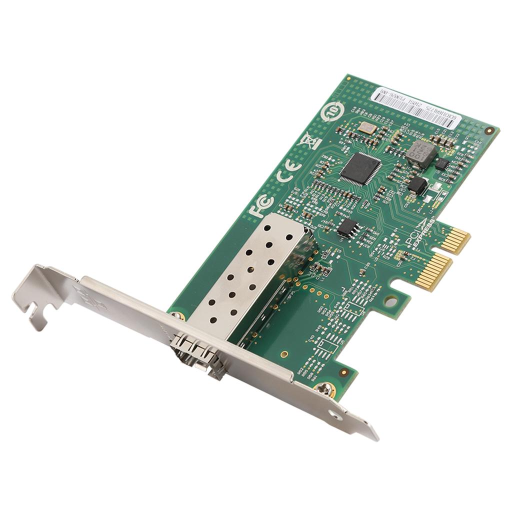 Glasfaser Gigabit Ethernet Netzwerkkarte für Intel i210 PCI Ex1 Einzelport SFP 101001000bps