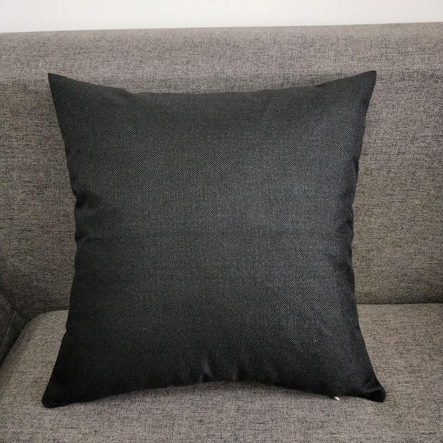 Thick Linen Fabric Throw Pillow Living Room Cushion Sofa Cover Bedside Back Pillow Car Lumbar Pillow Cover Office Use Back Cover