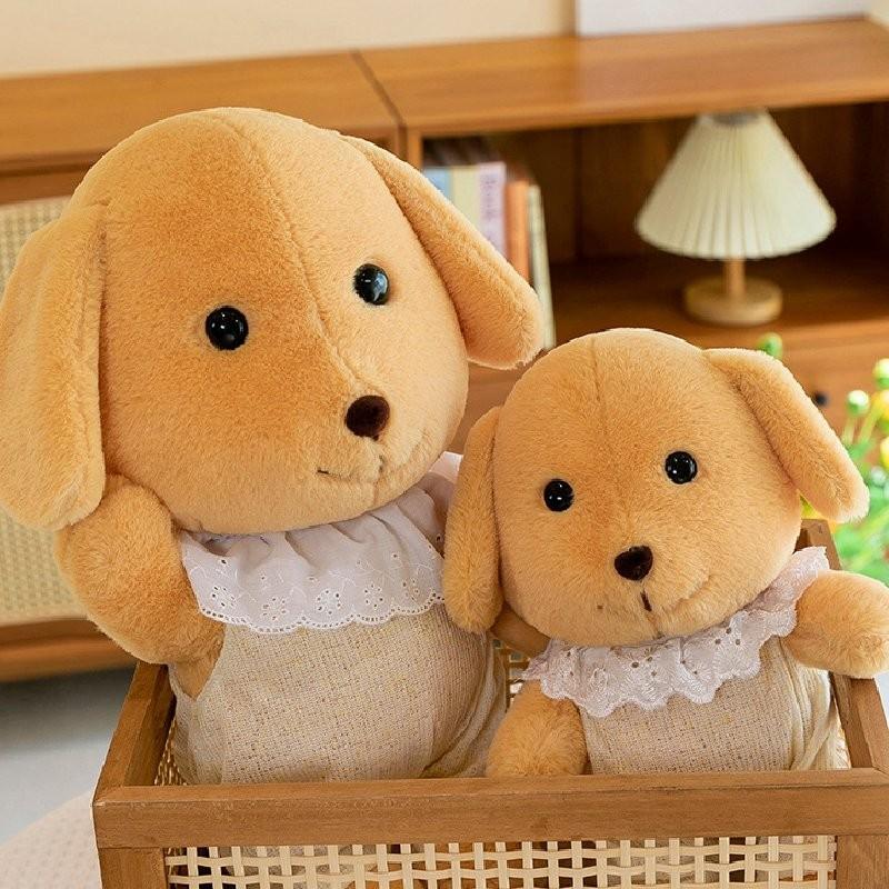 Cute Adorable Plush Poodle Puppy Doll Family Soft Toy For Girls Birthday Gift
