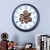 Engrenage Plastique Silencieux Horloge Murale Horloge Créative Style Industriel Décoration Salon Horloge Murale Horloge d'Art