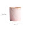 Smooth Finish Desktop Organizer Marble Ceramic Makeup Brush Holder Pencil Cup  for Home Office Desk