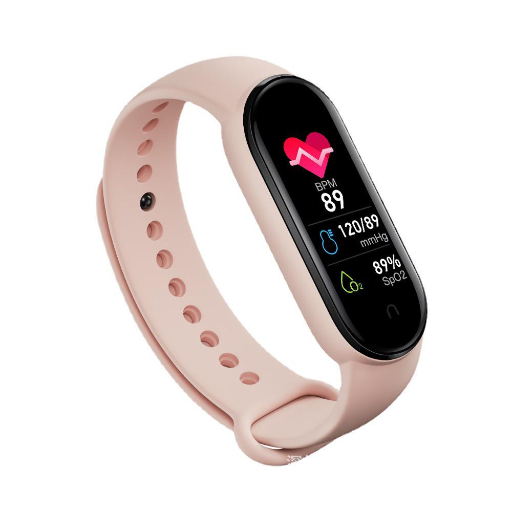 New M6 Smart Bracelet: Call & Message Alerts, Heart Rate & Blood Pressure Monitoring, Health Tracking Gift