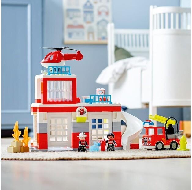 LEGO DUPLO 10970 Fire Station and Helicopter with Sound