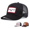 The Color-Blocked Embroidery Stitched Horn-Shaped Mesh Cap Is A Trendy Fashionableable And Trendy Baseball Cap For Daily Leisure And Outdoor Sports