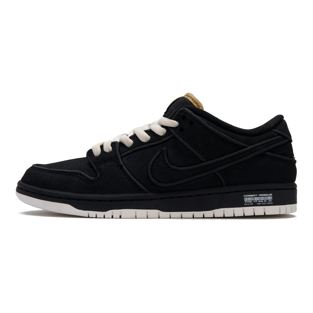 Nike Dunk SB Slip Resistant Cushioning Abrasion Resistant Low top Skateboard Shoes Unisex Black FN5880-001(Team734-2.0)
