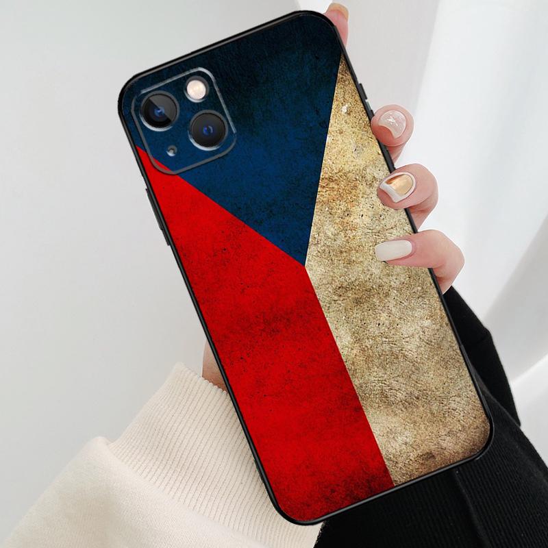 Czech Republic Czech Flag Phone Case For iPhone 17 Pro Max 14 13 12 11 15 16 Pro Max mini 15 16 Plus 16e 17 Air Cover