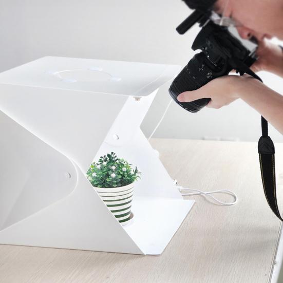 Dual Color Backdrop LED Light Photography Photo Studio Box Softbox Shooting Tent