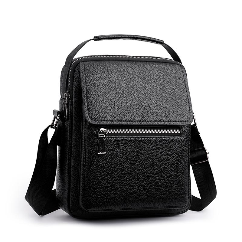 Neue Herren Umhängetaschen PU-Leder Hohe Qualität Tragetasche Mode Business Umhängetasche Retro Ledertaschen Bauchtasche