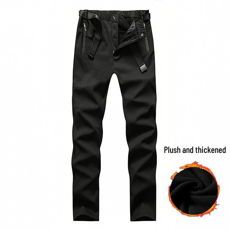 Pantalones de Esquí Softshell con Forro Polar Impermeables, Transpirables y Suaves para Hombre y Mujer - Calidez y Comodidad Otoño/Invierno