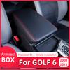 Voor VW Golf 6 Accessoires Volkswagen GTI MK6 2008-2010 2011 2012 2013 Centrale Console Armleuning Box Beschermhoes Binnenbekleding