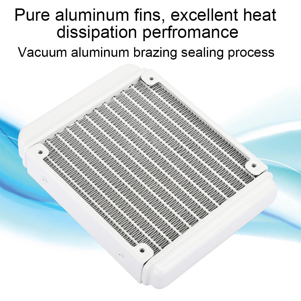 Professional PC Water Cooling Aluminum Radiator 12cm 4.7in Installation Position for Computer CPU Heat Sink