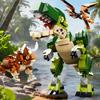 Jurassic World Bloques de Construcción de Dinosaurios Micro Ladrillos Juego Educativo Juguetes para Niños Animales Modelo Juguetes de Ensamblaje Set de Regalo
