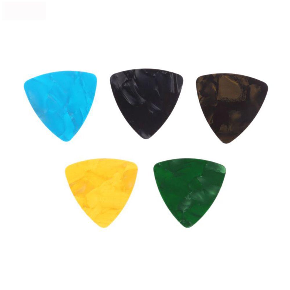 10pcs Instruments Antislip 0.46mm Guitar Accessories Celluloid Guitar Pick Plectrum