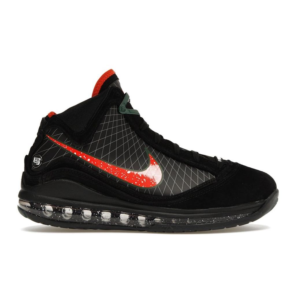 Florida A&M University X Nike LeBron 7 Retro Rattlers Men Sneakers Black Team-Orange Gorge-Green DX8554-001